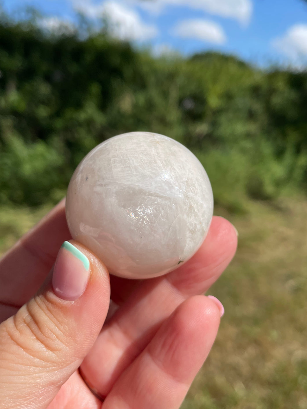 Rainbow Moonstone Sphere