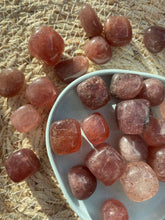 Load image into Gallery viewer, Strawberry Quartz Tumble Stone
