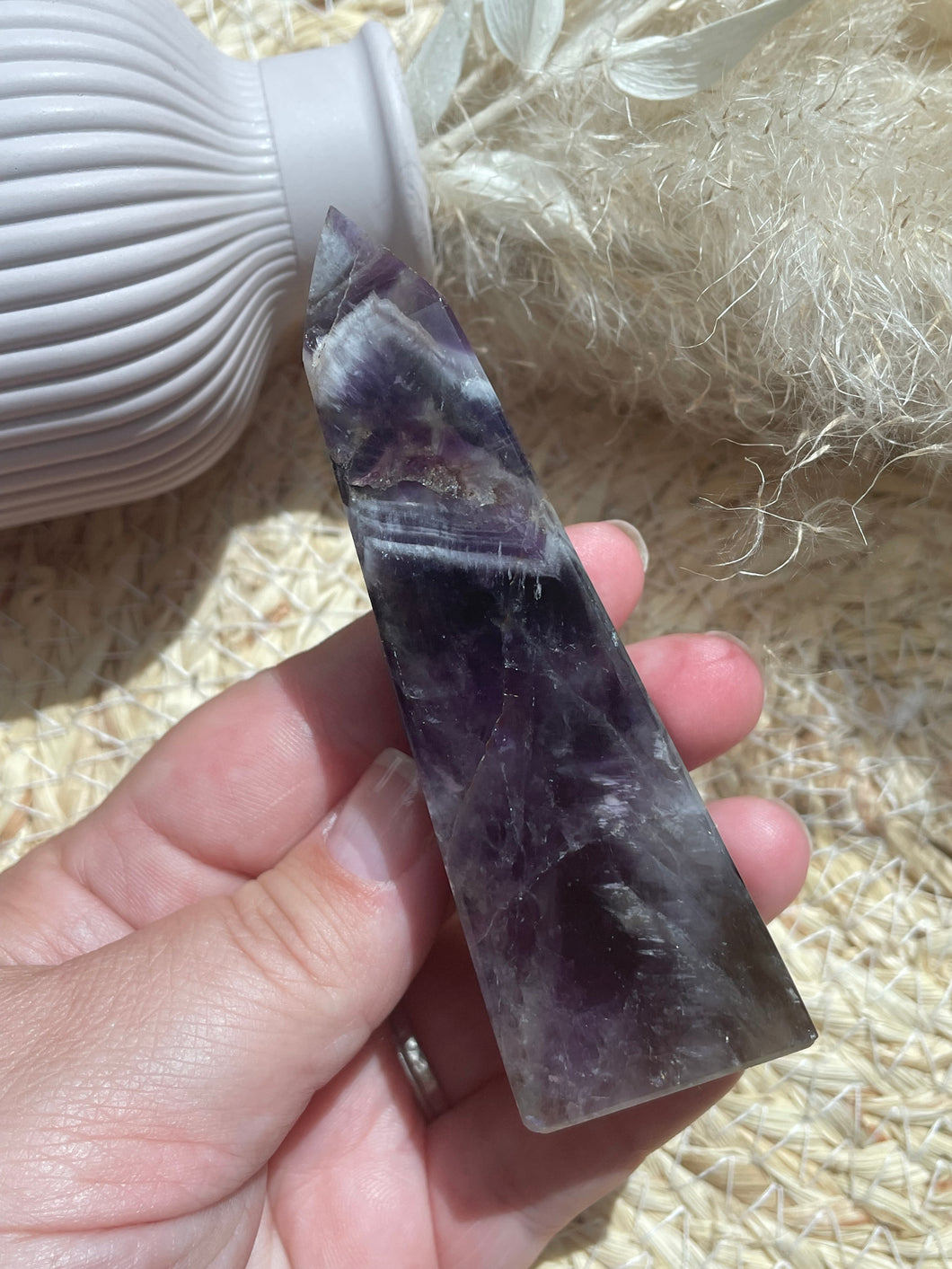 Dream Chevron Amethyst Tower