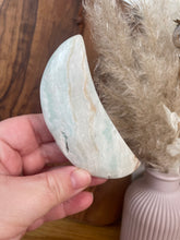 Load image into Gallery viewer, Caribbean Calcite Moon Carving
