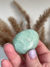 Load and play video in Gallery viewer, Amazonite Palm Stone 6ah
