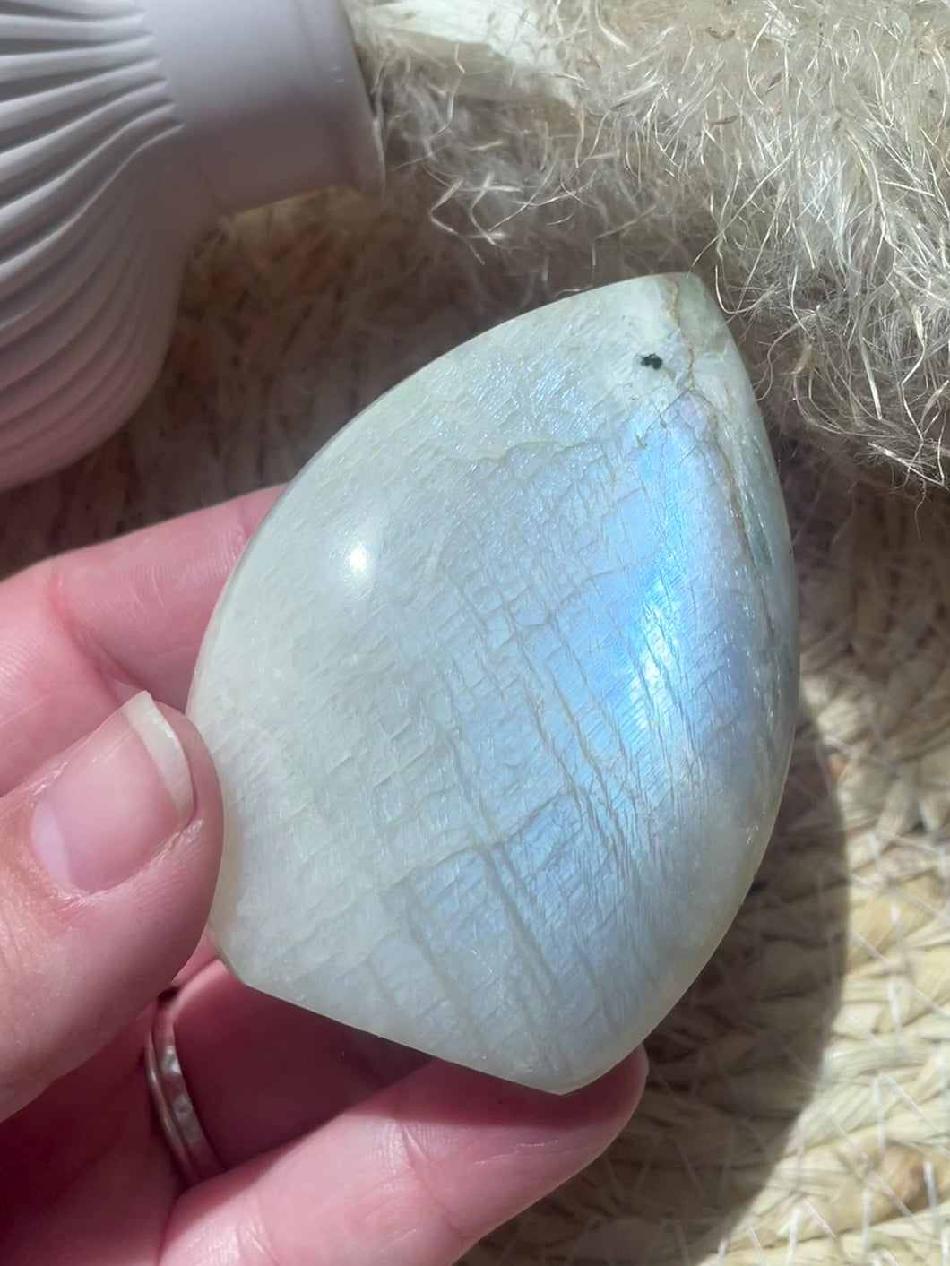 Moonstone Flame Carving