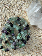 Load image into Gallery viewer, Green Purple Fluorite Bracelet
