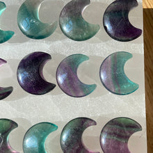 Load image into Gallery viewer, Fluorite Moon Carving
