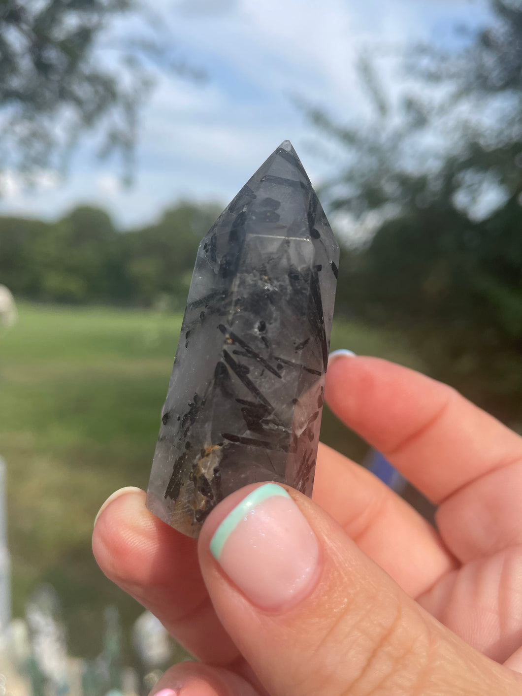 Tourmaline in Quartz Tower