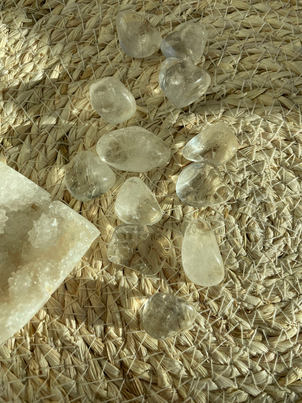 Clear Quartz Tumble Stone