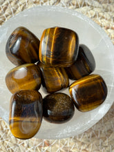 Load image into Gallery viewer, Tigers Eye Tumble Stone
