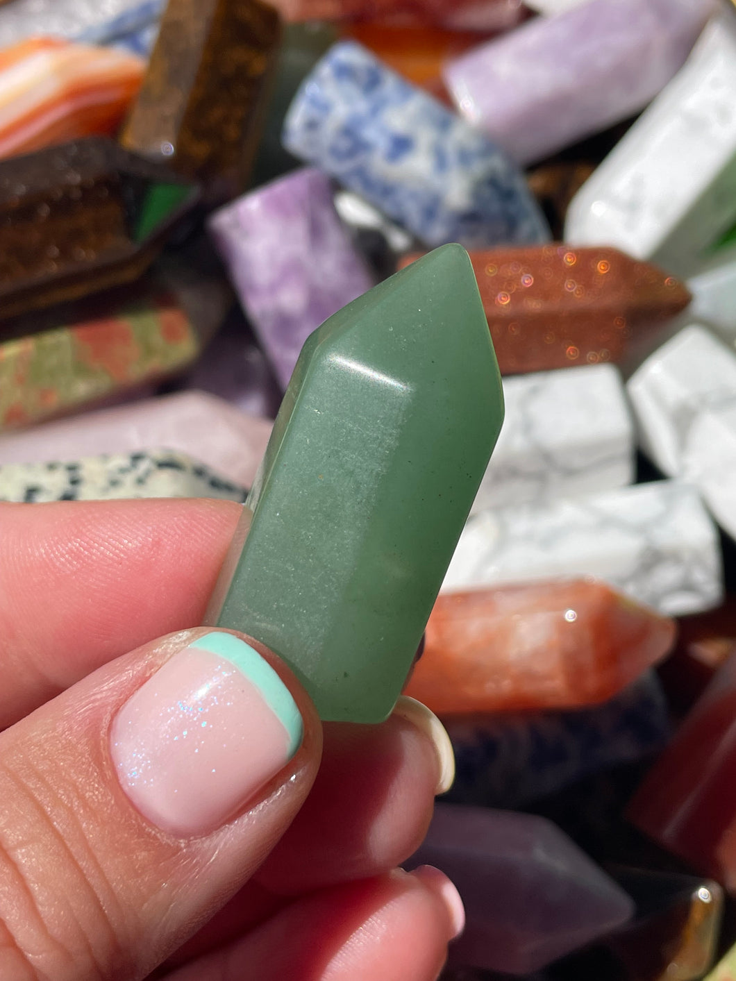 Green Aventurine Mini Tower