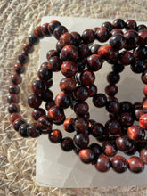 Load image into Gallery viewer, Red Tigers Eye Bracelet
