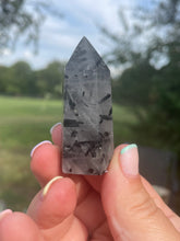 Load image into Gallery viewer, Tourmaline in Quartz Tower
