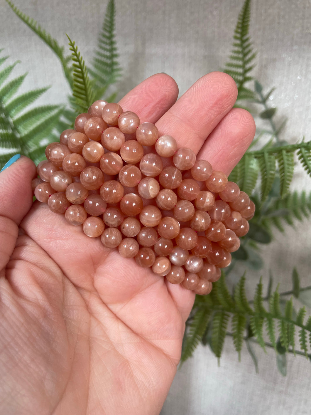 Peach Moonstone Bracelet