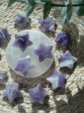 Load image into Gallery viewer, Dream Chevron Amethyst Star Carving
