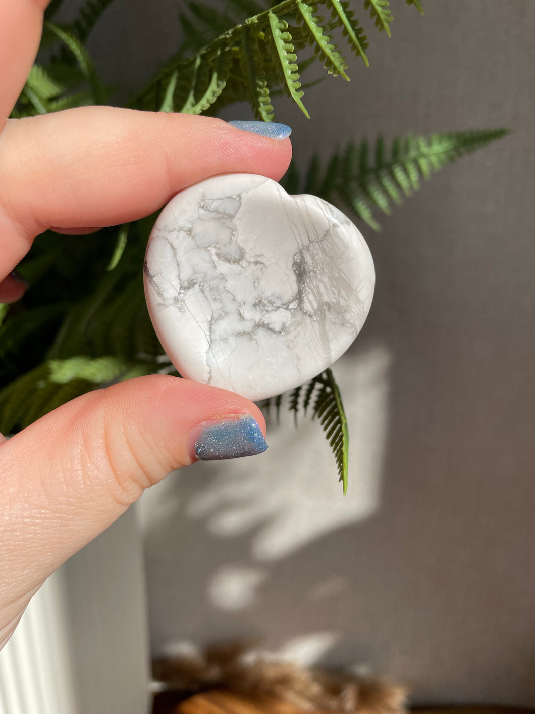 Howlite Worry Stone