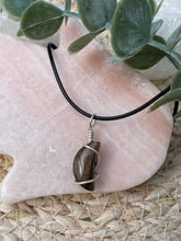 Load image into Gallery viewer, Labradorite Moon Wire Wrapped Necklace
