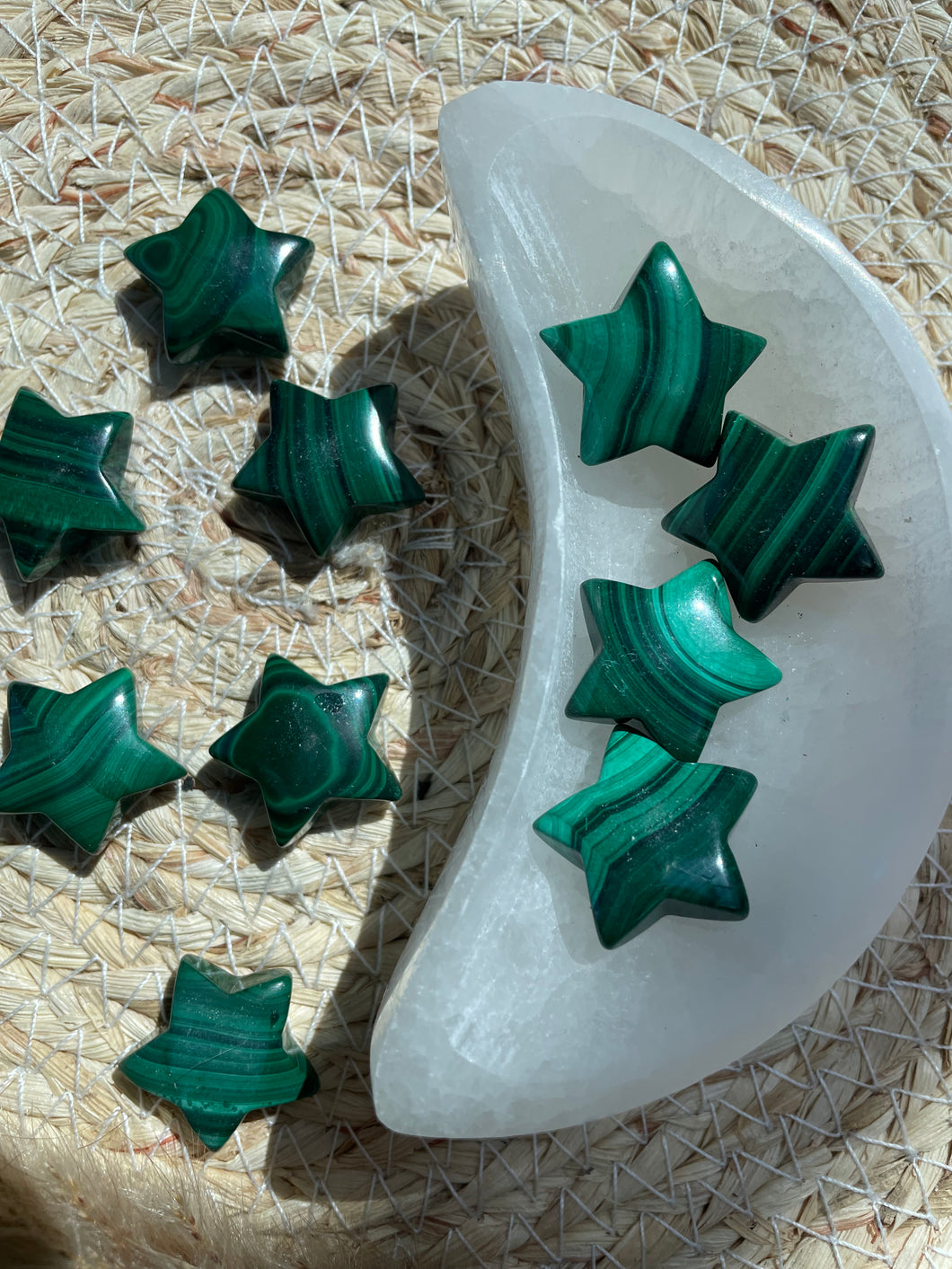 Malachite Star Carving