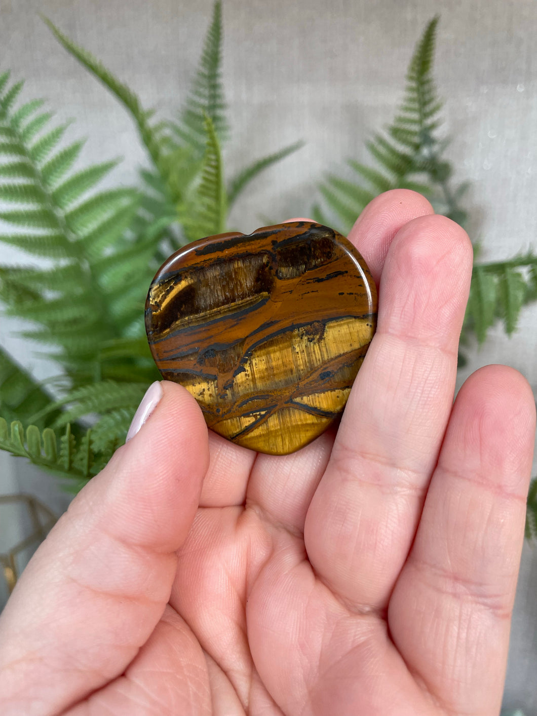 Tigers Eye Worry Stone