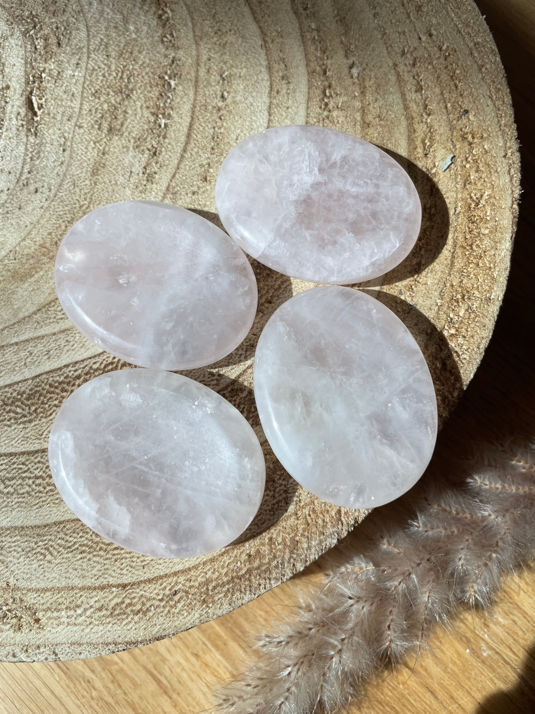 Rose Quartz Worry Stone