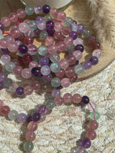 Load image into Gallery viewer, Strawberry Quartz and Amethyst Bracelet
