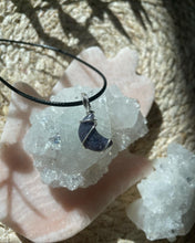 Load image into Gallery viewer, Iolite Wire Wrapped Necklace
