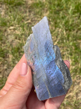 Load image into Gallery viewer, Labradorite Half Polished Free Form
