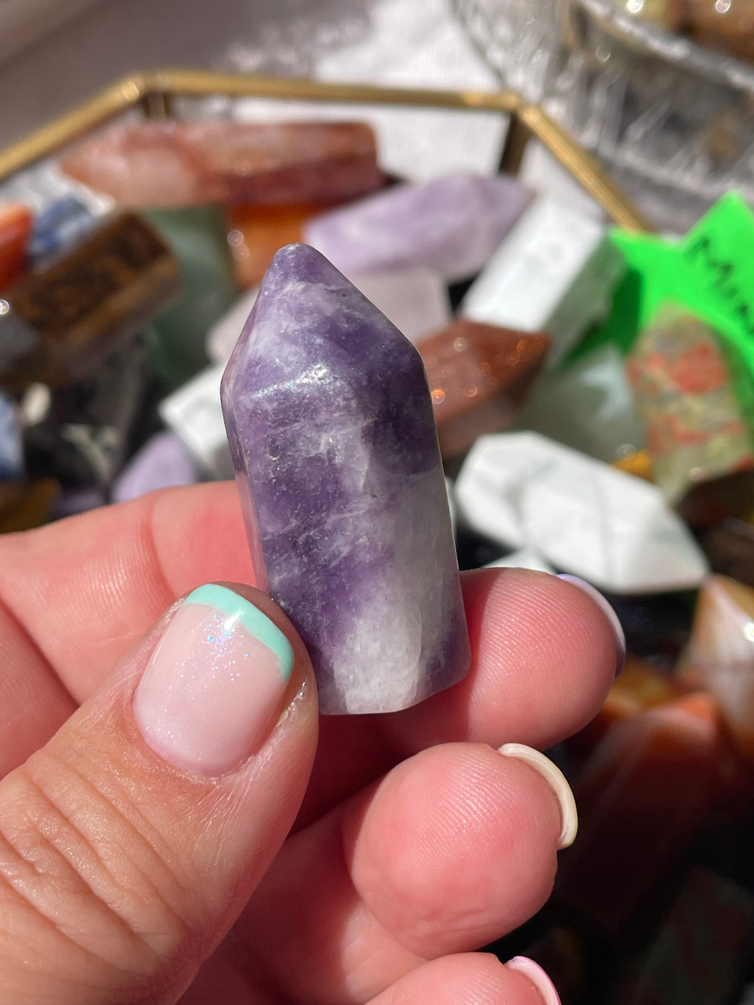 Lepidolite Mini Tower