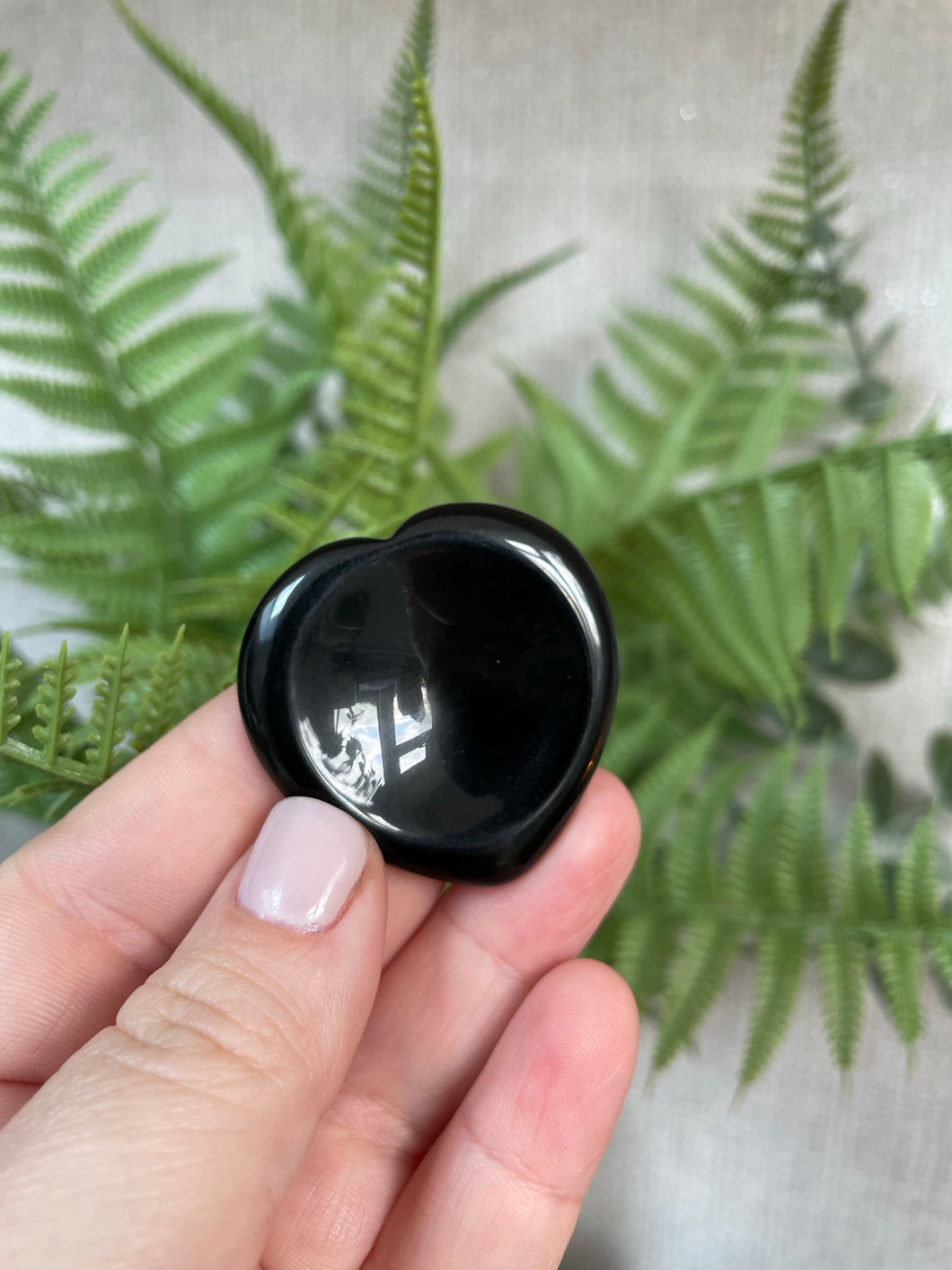 Obsidian Worry Stone