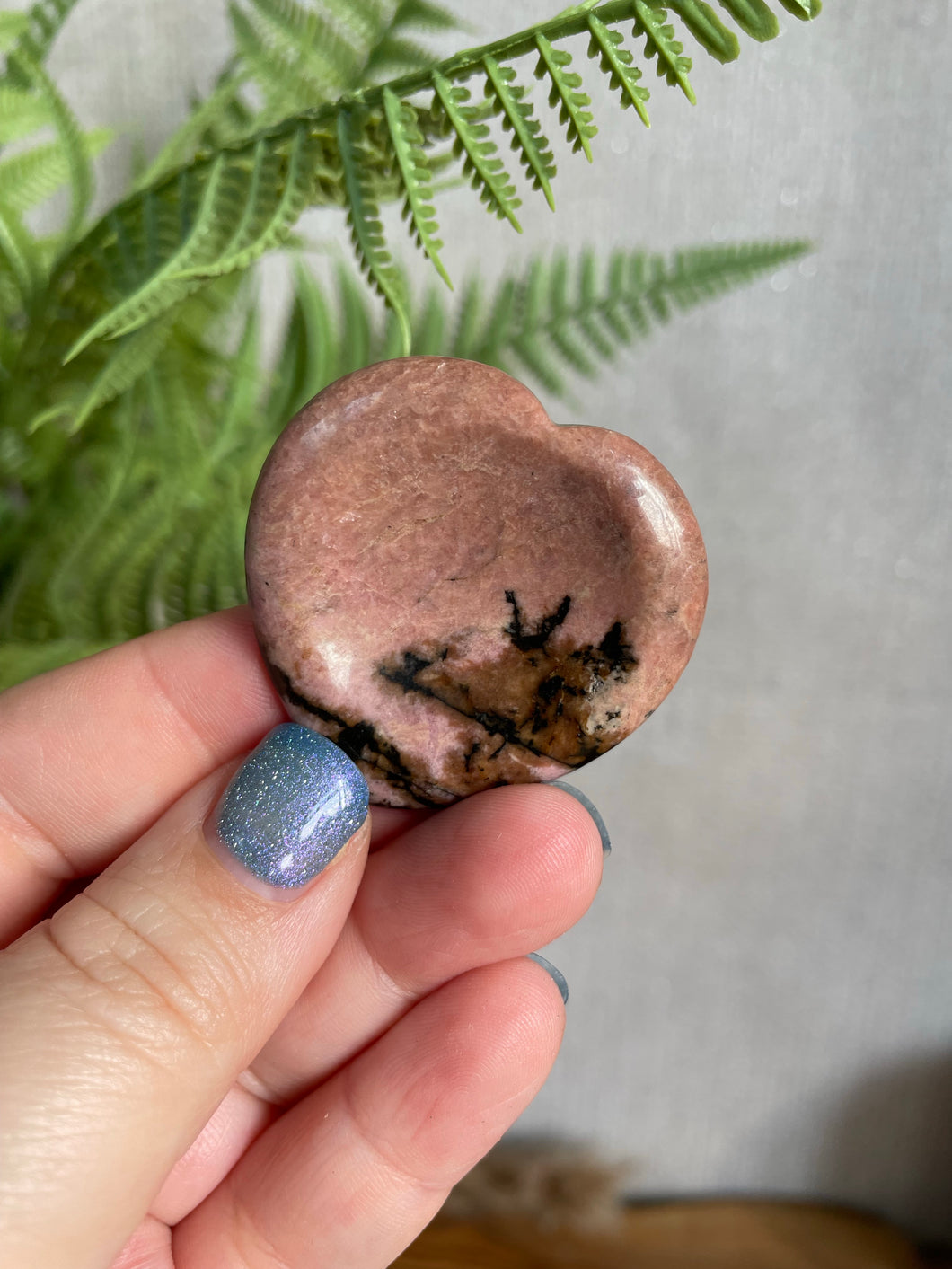 Rhodonite Worry Stone